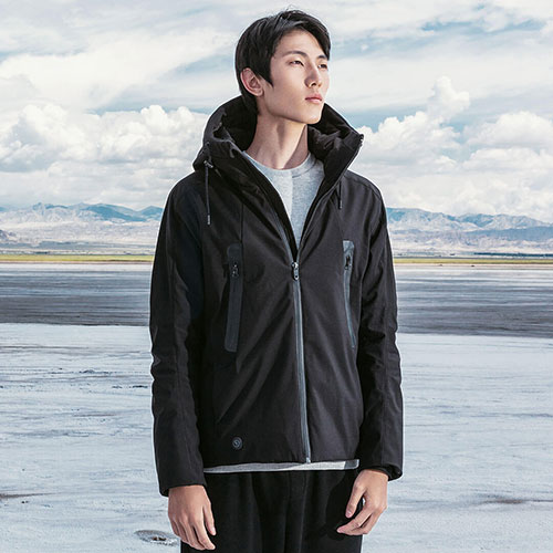 90 GO FUN Temperature Control Down Jacket Black (XL)